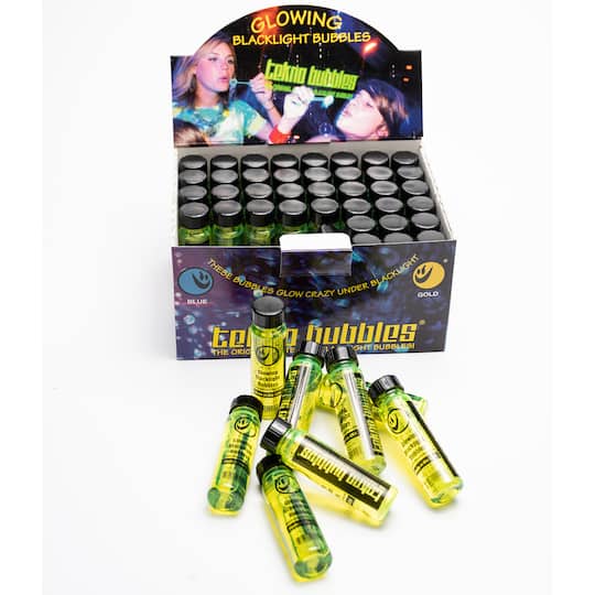 Atomic Bubbles 1oz. Blue & Gold Tekno Bubbles, 48ct.
